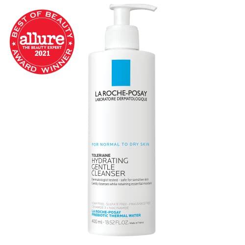 La Roche-Posay Toleriane Hydrating Gentle Facial Cleanser, Daily Face Wash wi...