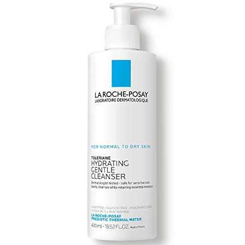 La Roche-Posay Toleriane Hydrating Gentle Facial Cleanser, Daily Face Wash wi...