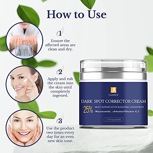 Dark Spot Corrector Remover for Face and body, Dark Spot Cream with Quick Res...