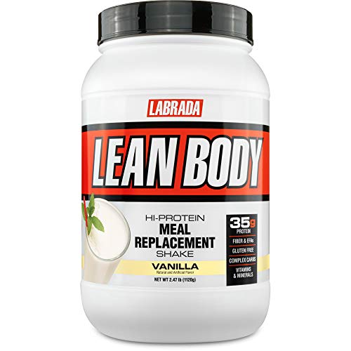 Labrada Nutrition Lean Body Hi-Protein Meal Replacement Shake, Vanilla, 2.47-...