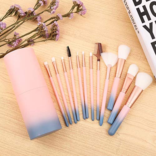 Makeup Brush Sets - 12 Pcs Makeup Brushes for Foundation Eyeshadow Eyebrow Ey...