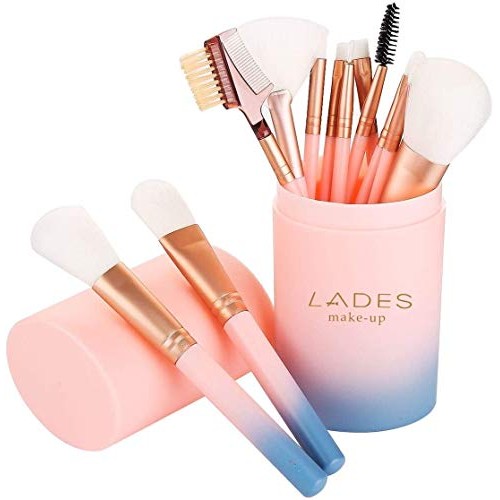 Makeup Brush Sets - 12 Pcs Makeup Brushes for Foundation Eyeshadow Eyebrow Ey...
