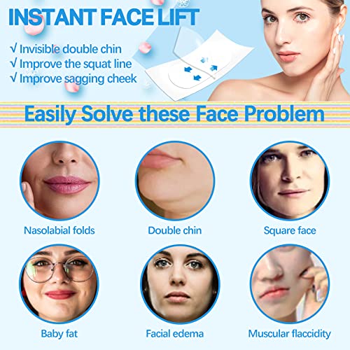 Face Lift Tape, Face Tape Lifting Invisible, Face Lift Tapes and Bands, Makeu...