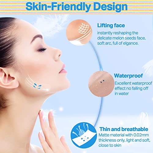 Face Lift Tape, Face Tape Lifting Invisible, Face Lift Tapes and Bands, Makeu...