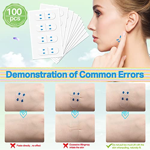 Face Lift Tape, Face Tape Lifting Invisible, Face Lift Tapes and Bands, Makeu...