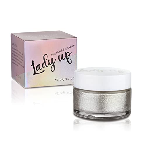 Lady Up Body Glitter, Holographic Glitter Gel for Body, Face, Eye, Hair, Nail...