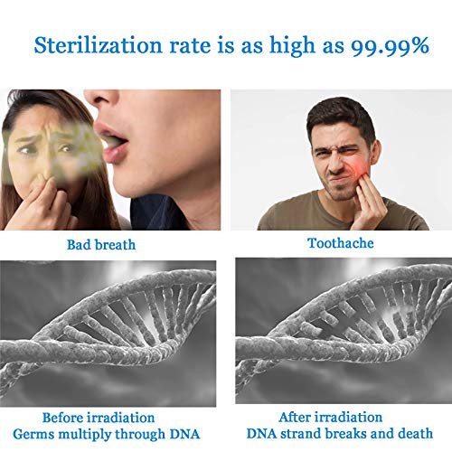 SmartSF UV Toothbrush cover,Toothbrush sterilizer Case, Wall Mount Toothbrush...