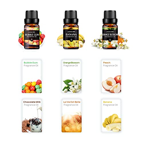 Lagunamoon Sweety Fragrance Oil Gift Set,for Diffuser,DIY Candles,Soaps, Air ...