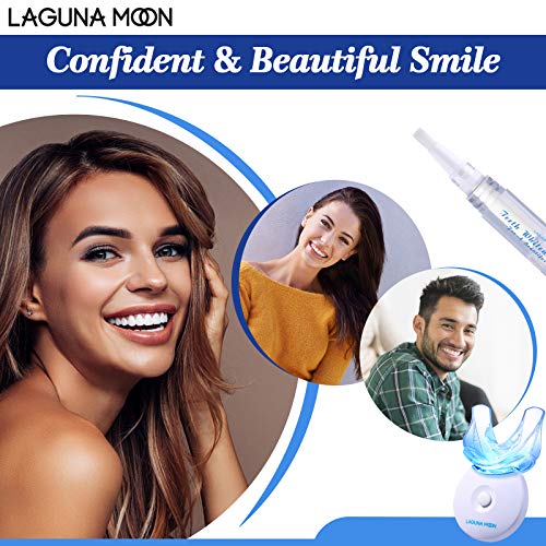 Teeth Whitening Kit with LED Light by Lagunamoon, 35% Urea Peroxide Teeth Whi...