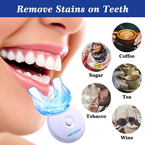 Teeth Whitening Kit with LED Light by Lagunamoon, 35% Urea Peroxide Teeth Whi...