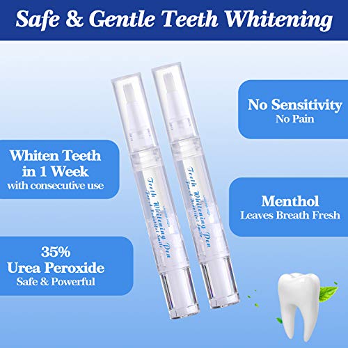Teeth Whitening Kit with LED Light by Lagunamoon, 35% Urea Peroxide Teeth Whi...