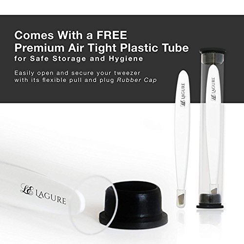 Slant Tweezers - Best for Shaping Eyebrows, Applying False Lashes, Hair Remov...