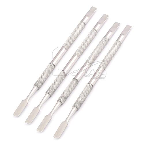 LAJA Imports 4 Pcs Nail Pusher Cuticle Remover Manicure Pedicure