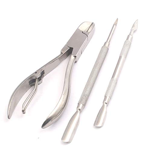 LAJA Imports Stainless Steel Cuticle Nipper/Nail Nipper and Toenail Clipper w...