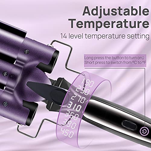 Head Shaver Iron, 3 Bald Head Shaver with LCD Temperature Display, LALAHOO Me...