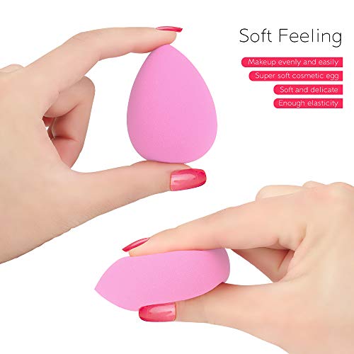 Lalasis Makeup Sponge, 6 Pcs Multi-colored Blender Blending Beauty Sponges fo...