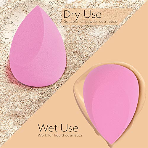 Lalasis Makeup Sponge, 6 Pcs Multi-colored Blender Blending Beauty Sponges fo...
