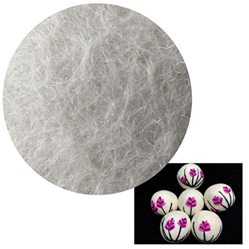 LAMBID Wool Dryer Balls, Pet Hair Removal Laundry Balls for Dryer Reusable An...