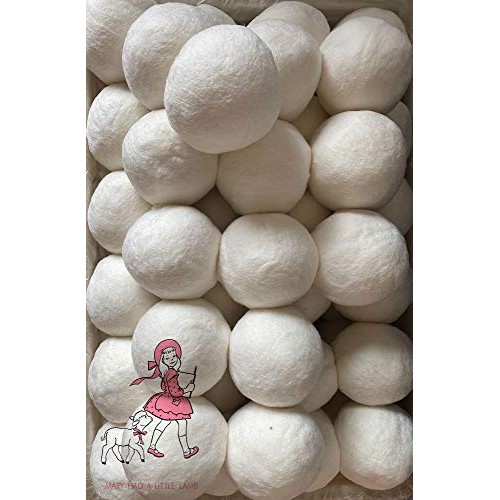 LAMBID Wool Dryer Balls, Pet Hair Removal Laundry Balls for Dryer Reusable An...