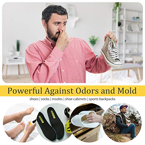 Shoe Deodorizer Spray, LamFun Foot Odor Eliminator Spray, Natural Deodorant f...