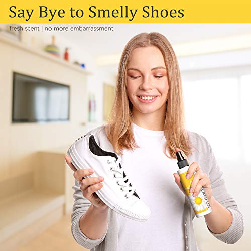 Shoe Deodorizer Spray, LamFun Foot Odor Eliminator Spray, Natural Deodorant f...