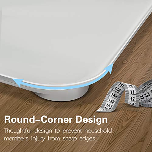 LAMIKO Digital Body Weight Scale with Step-on Technology & LED Display Ultra ...