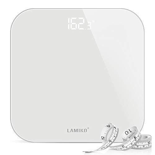 LAMIKO Digital Body Weight Scale with Step-on Technology & LED Display Ultra ...