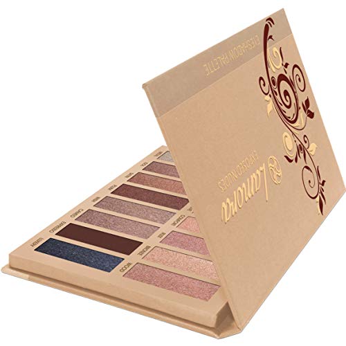 Best Pro Eyeshadow Palette Makeup - Matte Shimmer 16 Colors - Highly Pigmente...