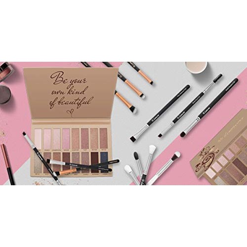 Best Pro Eyeshadow Palette Makeup - Matte Shimmer 16 Colors - Highly Pigmente...