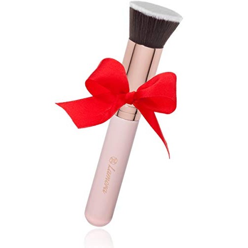 Flat Top Kabuki Foundation Brush - Premium Makeup Face Brush For Liquid, Crea...