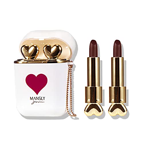 LAMUSELAND Matte Lipstick Makeup Set, 2Pc/Set Waterproof Long Lasting Velvet ...