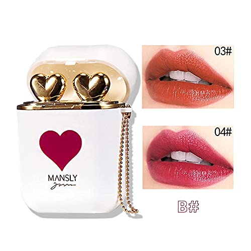 LAMUSELAND Matte Lipstick Makeup Set, 2Pc/Set Waterproof Long Lasting Velvet ...