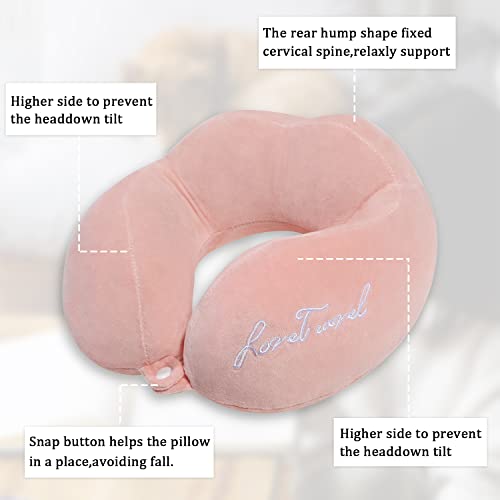 LAN SHAN QUE Travel Pillow Soft Comfortable Neck Pillows for Sleeping,Airplan...