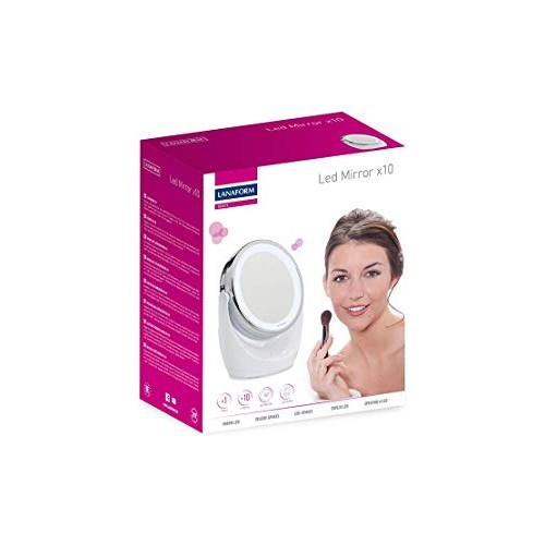 Lanaform Magnifying Mirror X10 with LED Light