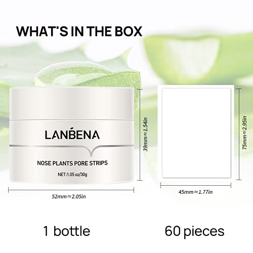 Blackhead Remover Mask, LANBENA Blackhead Strips Blackhead Mask Peel off Mask...