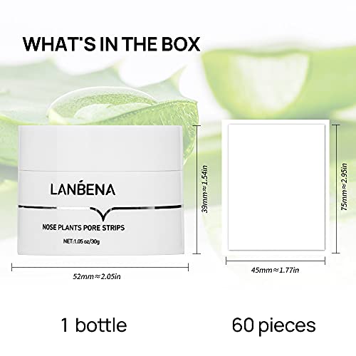 LANBENA Blackhead Remover, Blackhead Strips,Deep Cleansing Peel off Mask,Faci...