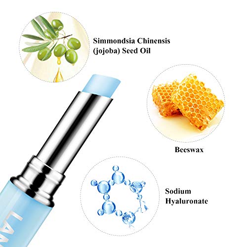 LANBENA Hyaluronic Acid Lip Balm Moisturizing Lips Reduce Fine Lines Relieve ...