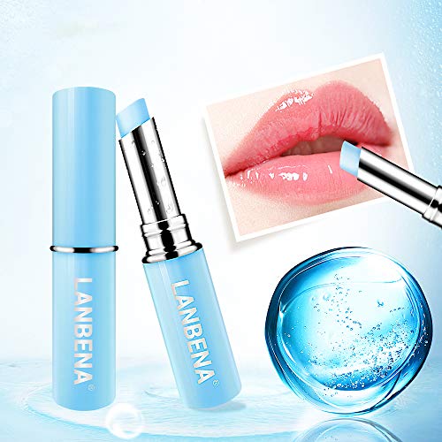 LANBENA Hyaluronic Acid Lip Balm Moisturizing Lips Reduce Fine Lines Relieve ...