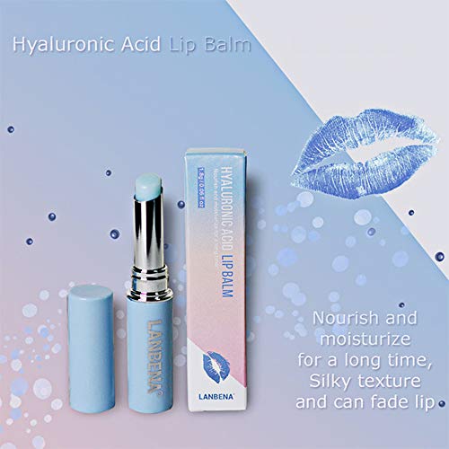 LANBENA Hyaluronic Acid Lip Balm Moisturizing Lips Reduce Fine Lines Relieve ...