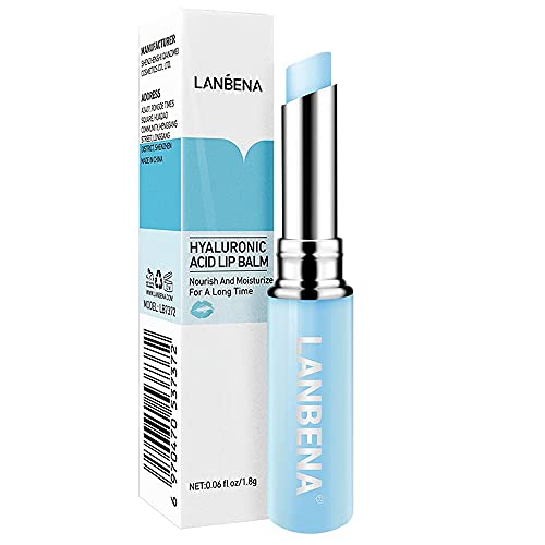 LANBENA Hyaluronic Acid Lip Balm Moisturizing Lips Reduce Fine Lines Relieve ...