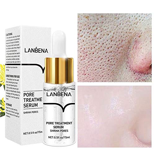 LANBENA Pore Skin Care Serum Facial Essence for Shrinking Pores + Relieving D...