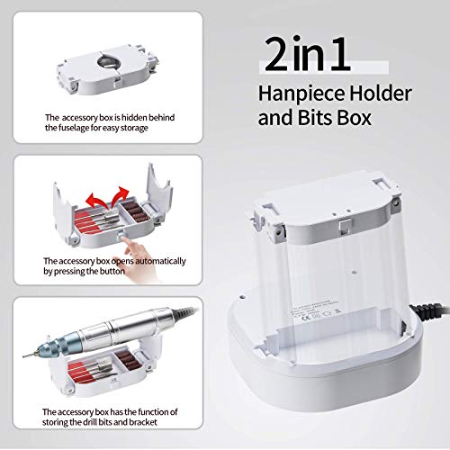 LanFo Professional Nail Drill Machine 30000 RPM Efile Nail Drills for Acrylic...