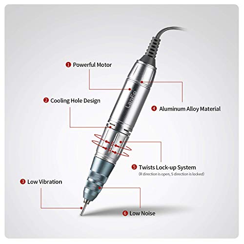 LanFo Professional Nail Drill Machine 30000 RPM Efile Nail Drills for Acrylic...