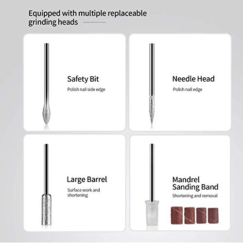 LanFo Professional Nail Drill Machine 30000 RPM Efile Nail Drills for Acrylic...