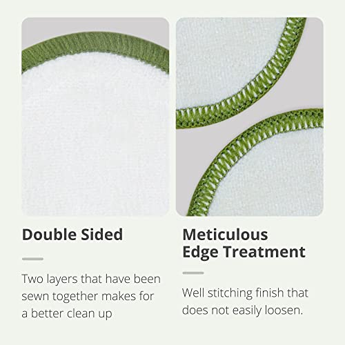 Langsprit Reusable Cotton Rounds - Washable Makeup Remover Pads for Toner, Co...