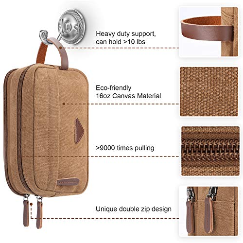 Toiletry Bag,Lanivas Portable Cosmetic Bag for Travel Grooming Shaving Dopp K...