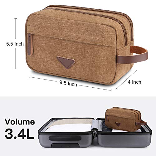 Toiletry Bag,Lanivas Portable Cosmetic Bag for Travel Grooming Shaving Dopp K...