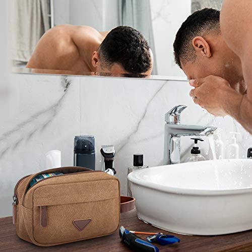 Toiletry Bag,Lanivas Portable Cosmetic Bag for Travel Grooming Shaving Dopp K...