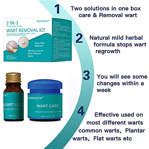 Lanmayee Wart Remover Wart Removal Kit,Best Wart Skin Tag Remover,Corn Remove...