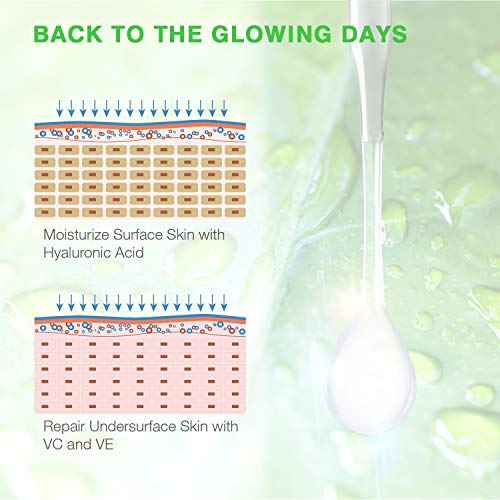 30% Vitamin C Serum with Hyaluronic Acid & VE for Face, Neck and Eye Treatmen...